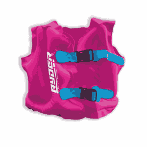 Chaleco Hinchable Infantil Ryder, de color fucsia