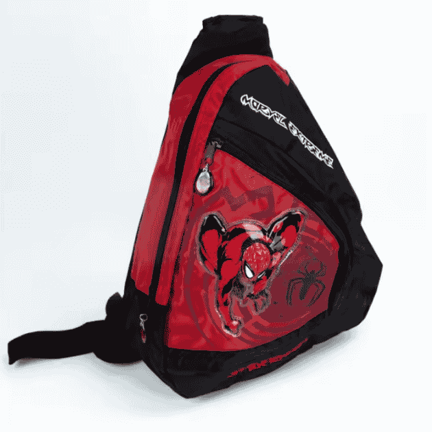 Mochila Bandolera Colegio Infantil, con diseños exclusivos de Spiderman. Mochila Bandolera Colegio Infantil, con diseños exclusivos de Spiderman.