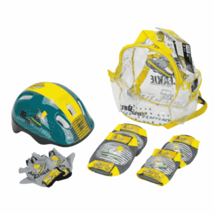 Mochila de Casco y Protecciones, con diseños exclusivos de Simpsons. Incluye divertida mochila. Protecciones para rodillas y codos. Set para principiantes. Calidad al mejor precio. De acuerdo a la normativa CE. +3 años