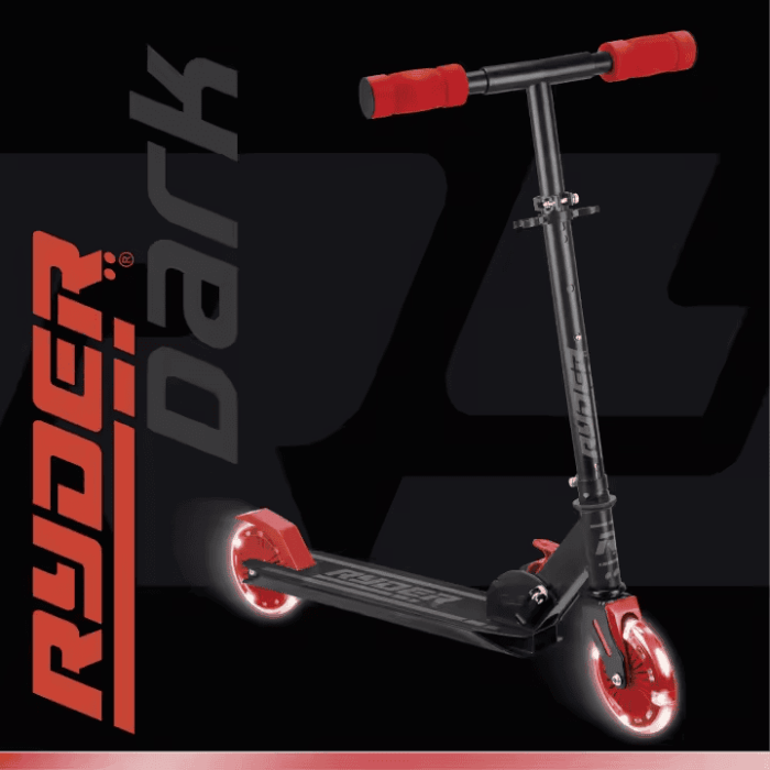 Patinete 2 Ruedas con luz en las ruedas, Ryder Dark Led Light Rojo, Verde Scooter con ruedas en las luces de diseño. Resistente, ligero y muy divertido. Calidad a buen precio. A partir de 3 años Patinete 2 Ruedas con luz en las ruedas, Ryder Dark Led Light Rojo, Verde Scooter con ruedas en las luces de diseño. Resistente, ligero y muy divertido. Calidad a buen precio. A partir de 3 años