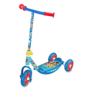 Patinete 3 ruedas de Patrulla Canina con los últimos personajes de la serie. Scooter ligero, resistente y muy llamativo. A partir de 2 años. Incluye puños ergonómicos y base anti deslizante