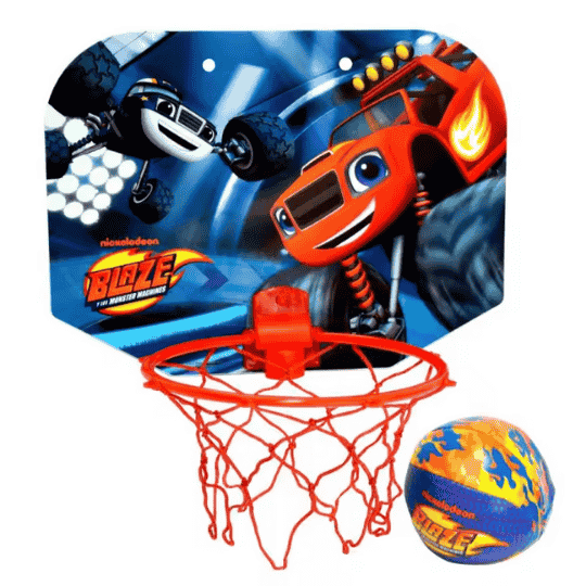 Mini basket infantil para niños y niñas, con diseños exclusivos de Blaze and The Monster Machines Mini basket infantil para niños y niñas, con diseños exclusivos de Blaze and The Monster Machines