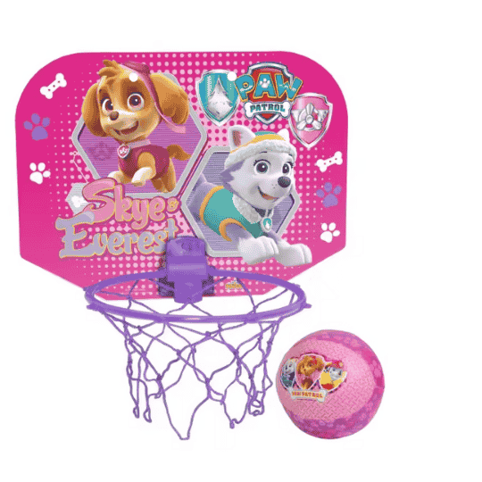 Mini basket infantil para niños y niñas, con diseños exclusivos de Patrulla Canina Skye and Everest Mini basket infantil para niños y niñas, con diseños exclusivos de Patrulla Canina Skye and Everest