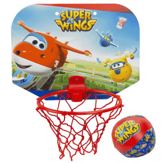 Mini basket infantil para niños y niñas, con diseños exclusivos de Super Wings, Mini basket infantil para niños y niñas, con diseños exclusivos de Super Wings,